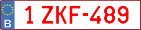 Truck License Plate